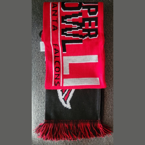 BNWT NFL Atlanta Falcons Football Superbowl LI Scarf - Picture 3 of 4
